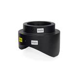 Седелочный отвод на белом фоне расположен горизонтально