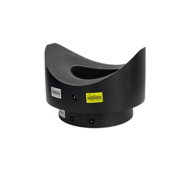 Седелочный отвод на белом фоне перевернут