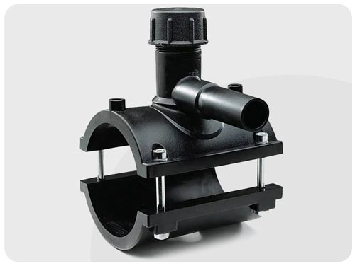 седелка с фрезой для врезки в трубу