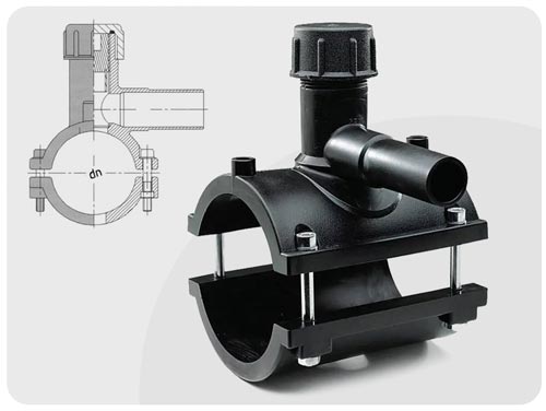 седелка с фрезой электросварная SDR11 Eurostandard