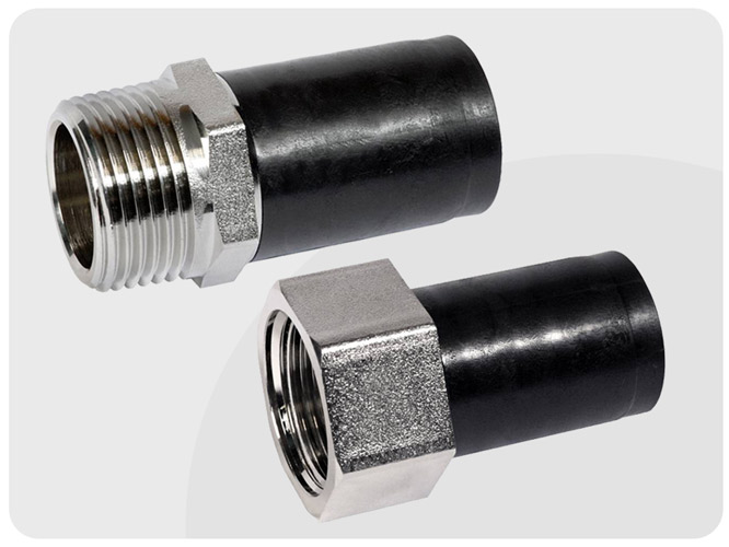 литые фитинги переходы сталь - пнд