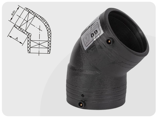 Поворот электросварной 45 GQ