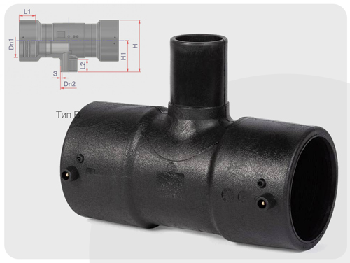 Тройник электросварной редукционный Elofit