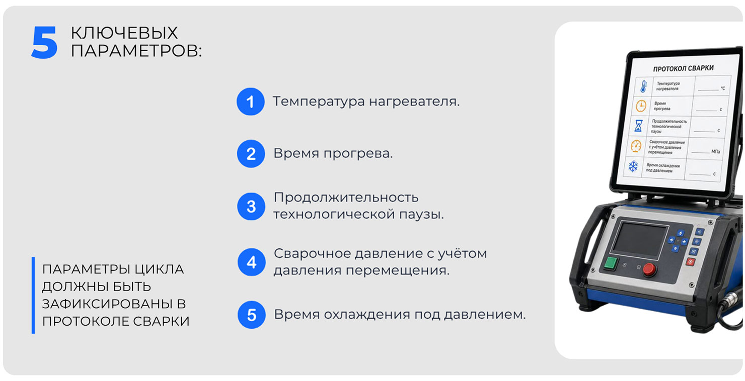 протокол сварки пнд труб